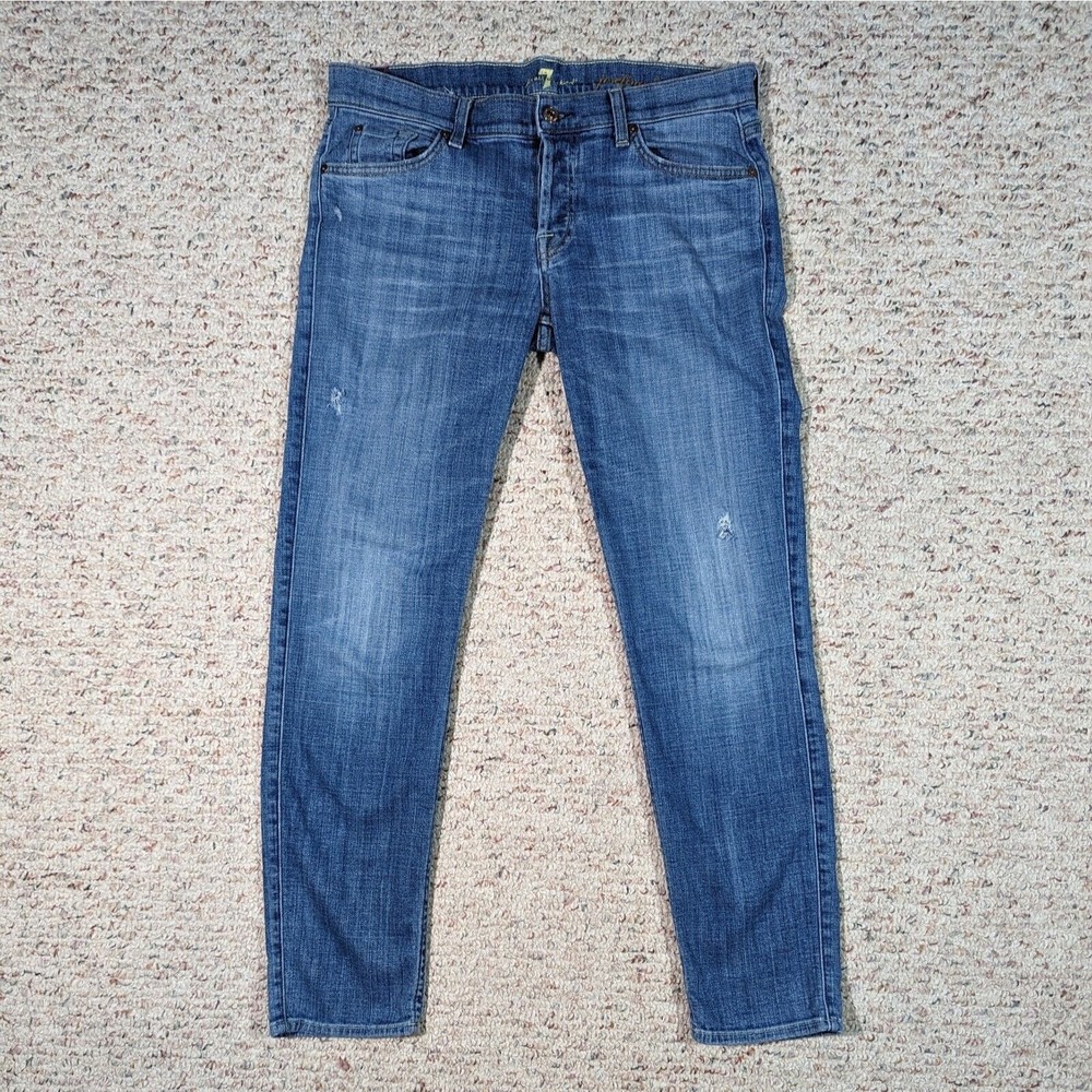 7 For All Mankind Josefina Skinny Boyfriend Jeans